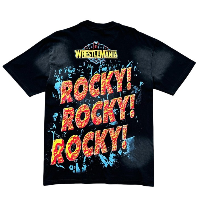 28201121 Bull's head Rocky Print Washed Version Tee
