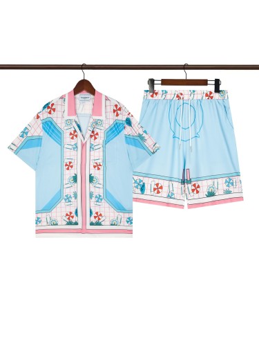 28201288 Swimming pool holiday Polo shirt & shorts set