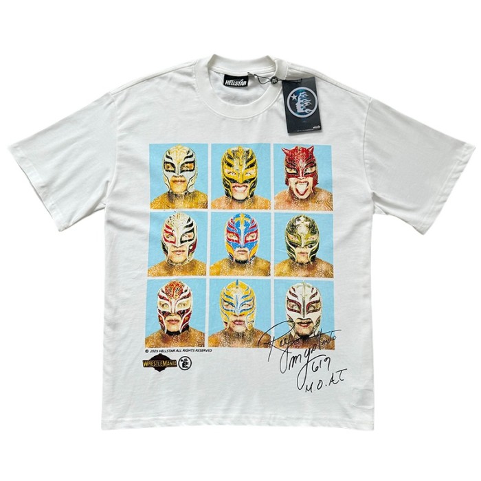 28201119 Nine-grid avatar Print Tee