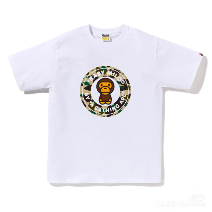 28200991 Year of the Snake Limited Line Ape Head Baby Milo Round Medallion Print tee 49 colors