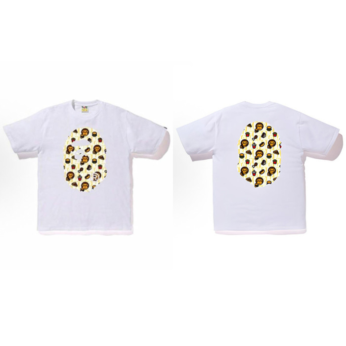 28200991 Year of the Snake Limited Line Ape Head Baby Milo Round Medallion Print tee 49 colors