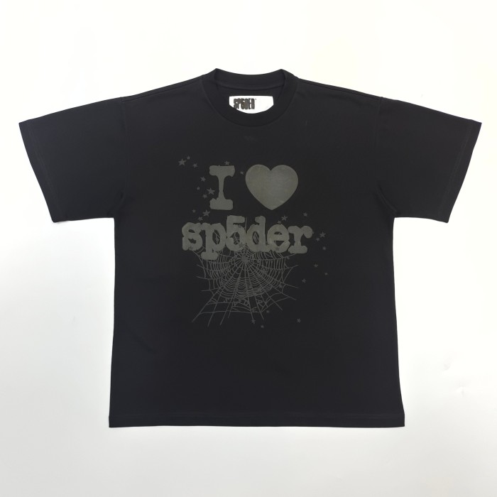 [Big & Tall for weights up to 220 lbs]1:1 quality version 28201083 Black Heart Print Tee