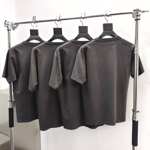 1:1 quality version 28203229 5EX Letter Washed Version Print Tee