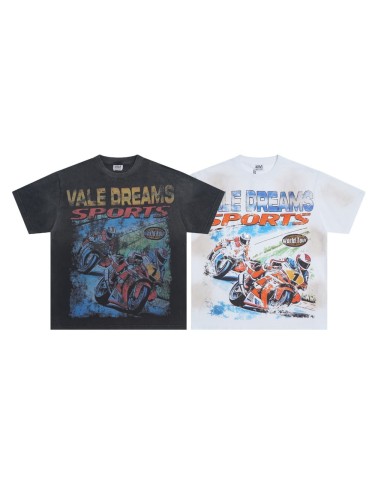 28204463 Racing Printed Washed Version Tee