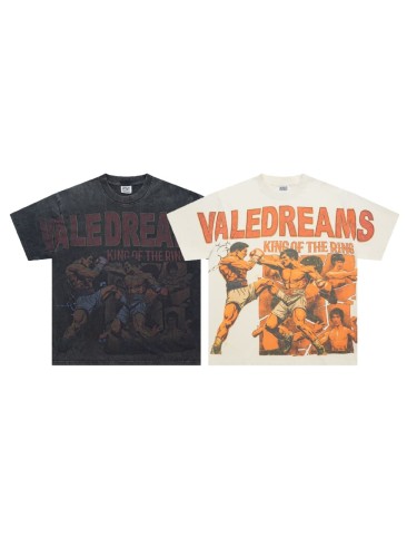 28204508  Boxing Printed Washed Version Tee