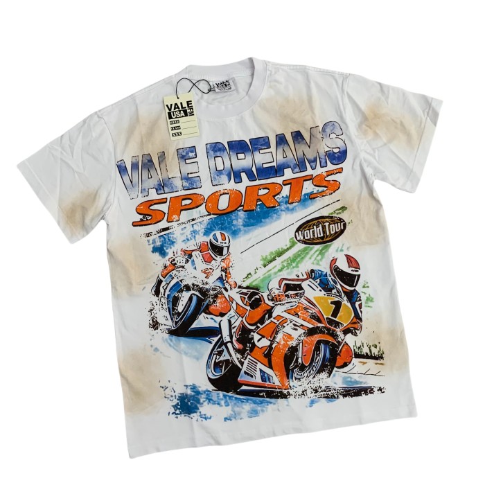 28204463 Racing Printed Washed Version Tee