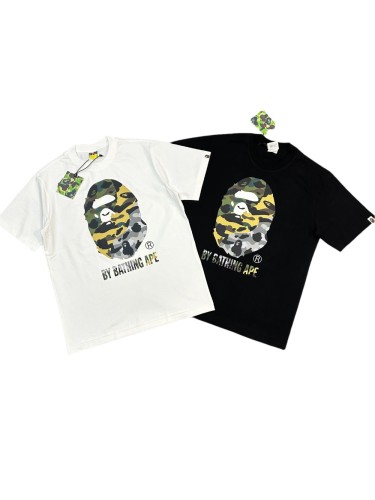 1:1 quality version 28205445 Green Camouflage ape Print Tee 2 colors