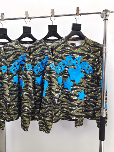 1:1 quality version 28205414 Tiger Green Camouflage Print Long Sleeve T-Shirt