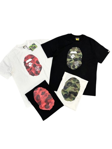 1:1 quality version 2-color Camouflage ape 28205447 Tee 4 colors
