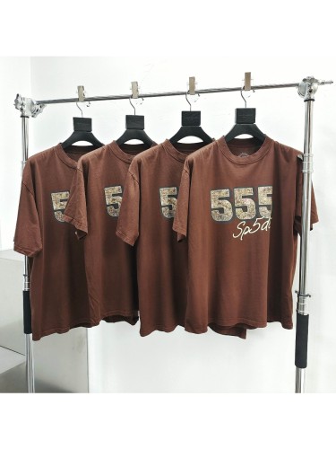 1:1 quality version 28207193 Tree grain Number Printed Tee