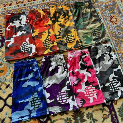 1:1 quality version 28209188 Two-Tone Camouflage Printed Breathable Shorts 3 colors