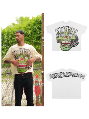 28210668 Cartoon Quirky Large Pattern Printed Tee