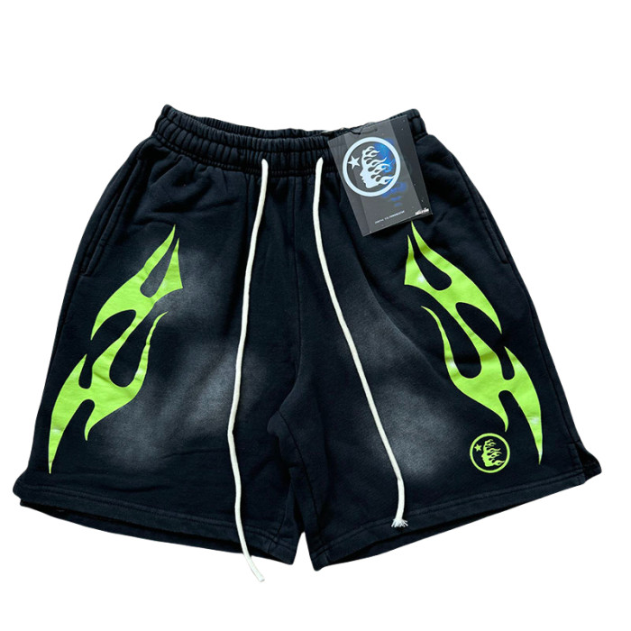 28214412 Camouflage Logo Washed Version Tee & Shorts Set