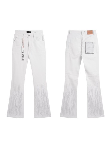 28216331 Sesame Dot Bell-bottom Jeans