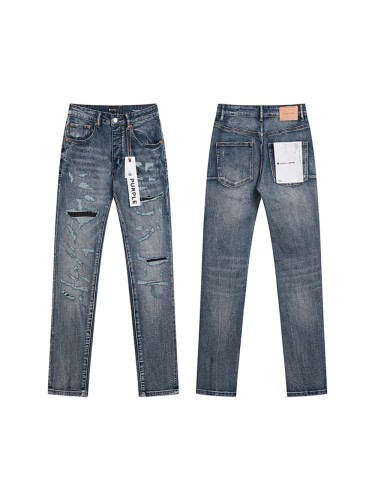 28216332 Ripped Slim-fit Ankle-length Jeans