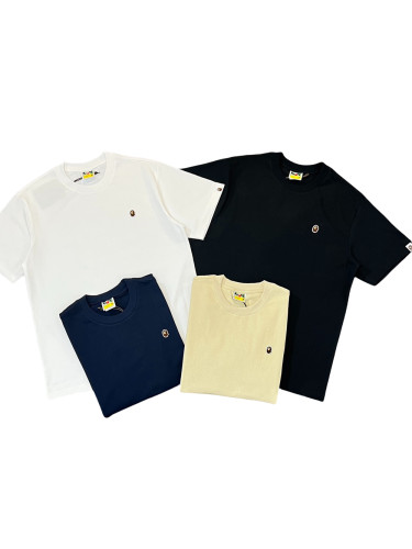 1:1 quality version 28216576 Embroidered badge Tee 4 colors