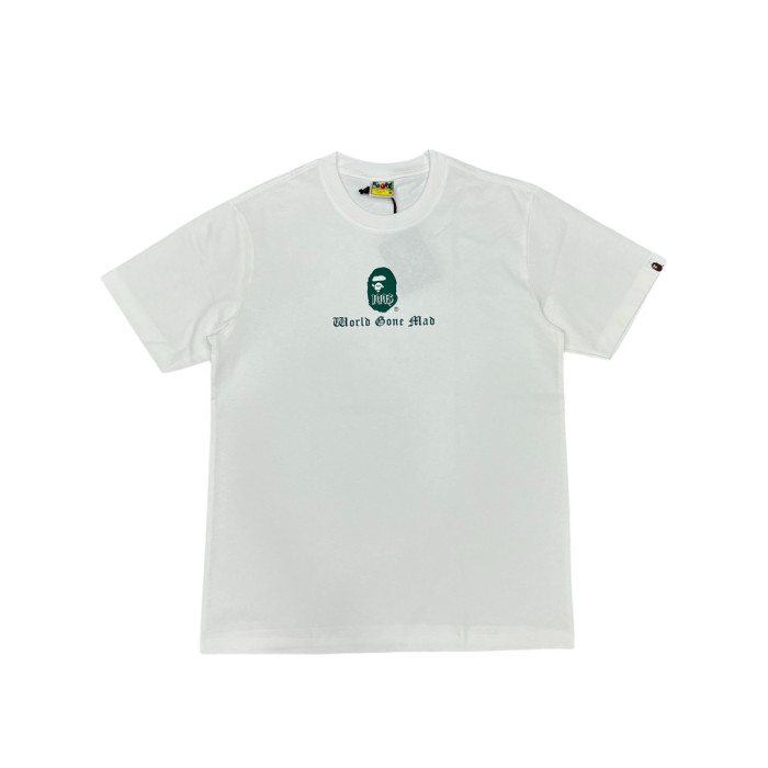 1:1 quality version 28216586 Sanskrit letter printed color-blocking Tee 2 colors