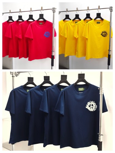1:1 quality version 28219035 Single flower Printed tee 3colors