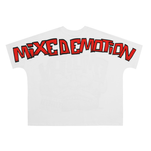 28219999 Red and black Letter portrait Graphic Tee