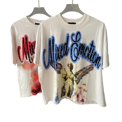 28220006 Front & Back Diamond Inkjet Print Tee 2 colors