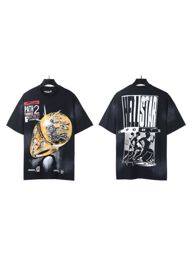 28222185 Diamond Encrusted World Championship Ring Print Washed Version Tee