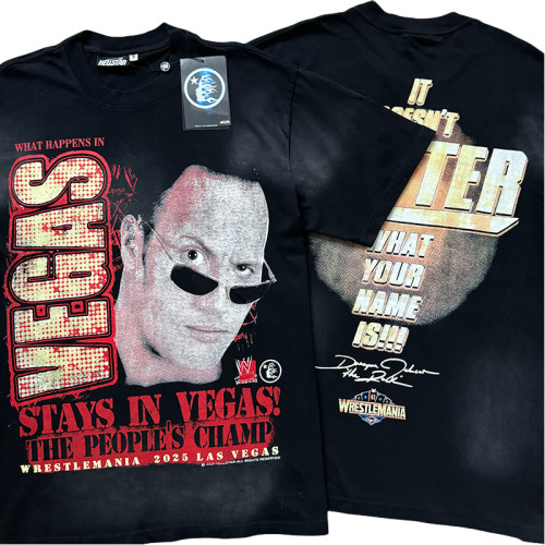 28222333 Vegas Limited Portrait Print Washed Version Tee