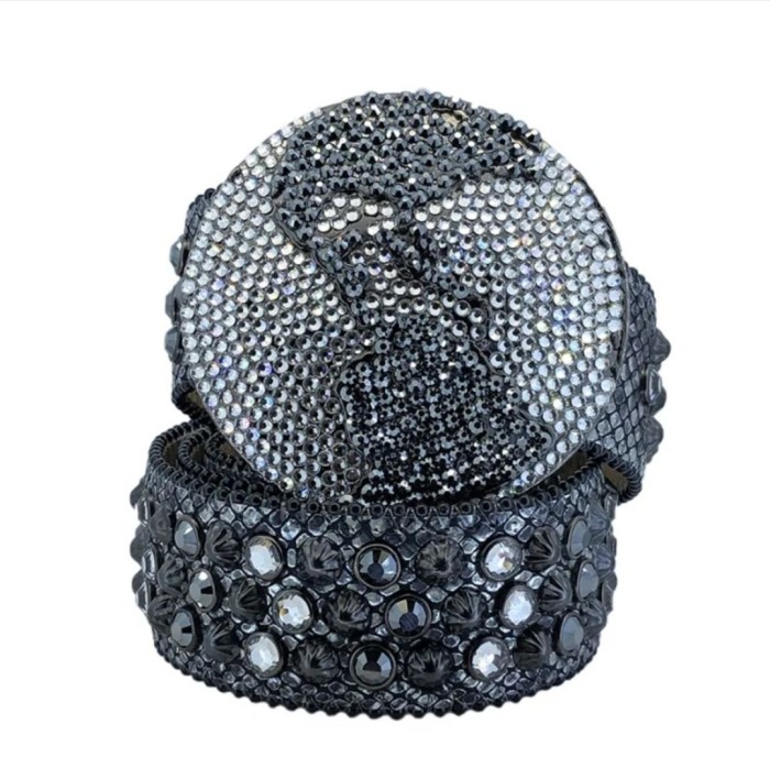 [buy more save more]1:1 quality version 28233328 rhinestone Belt 9 colors