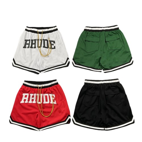 28261492 Color-blocking letter print breathable shorts 4 colors