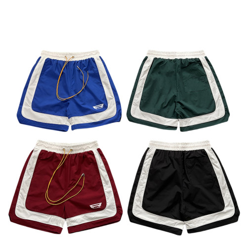 28261497 Big R Letter Print Shorts 4 colors