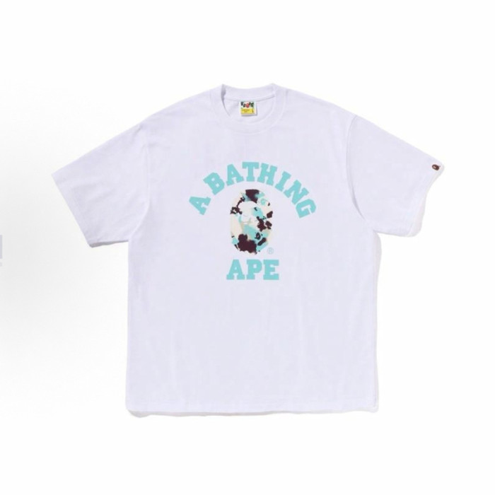 28261578 Star Lightning Ape Head Sakura Tree Print Tee 18 colors