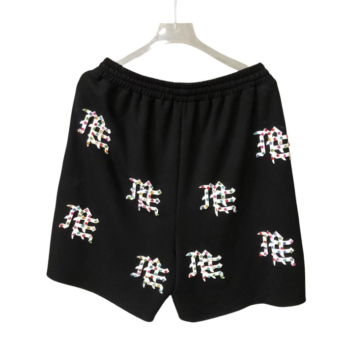 [50% Off]Mixed Emotion ME diamond-encrusted logo shorts 2 colors 28259946