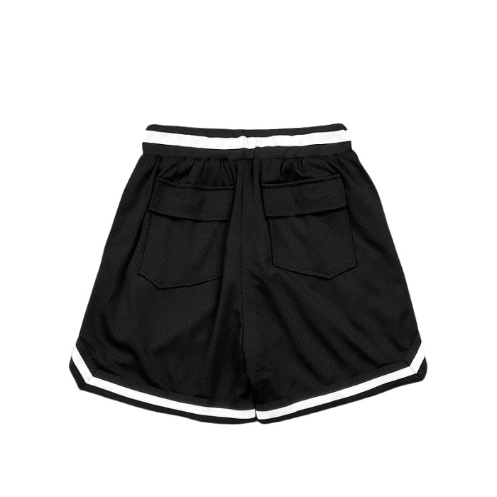 28261492 Color-blocking letter print breathable shorts 4 colors