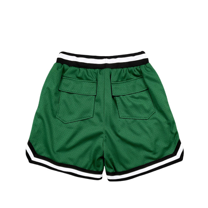 28261492 Color-blocking letter print breathable shorts 4 colors