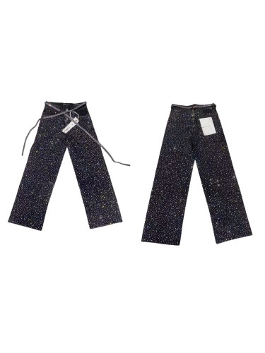 1:1 quality version 28261505 full diamond starry sky Jeans