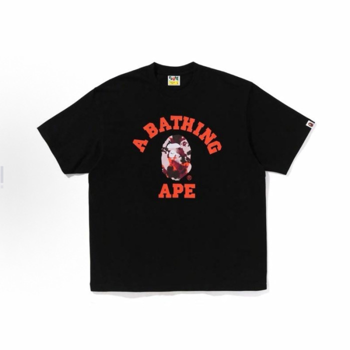 28261578 Star Lightning Ape Head Sakura Tree Print Tee 18 colors