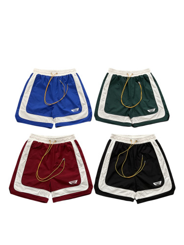 28261497 Big R Letter Print Shorts 4 colors