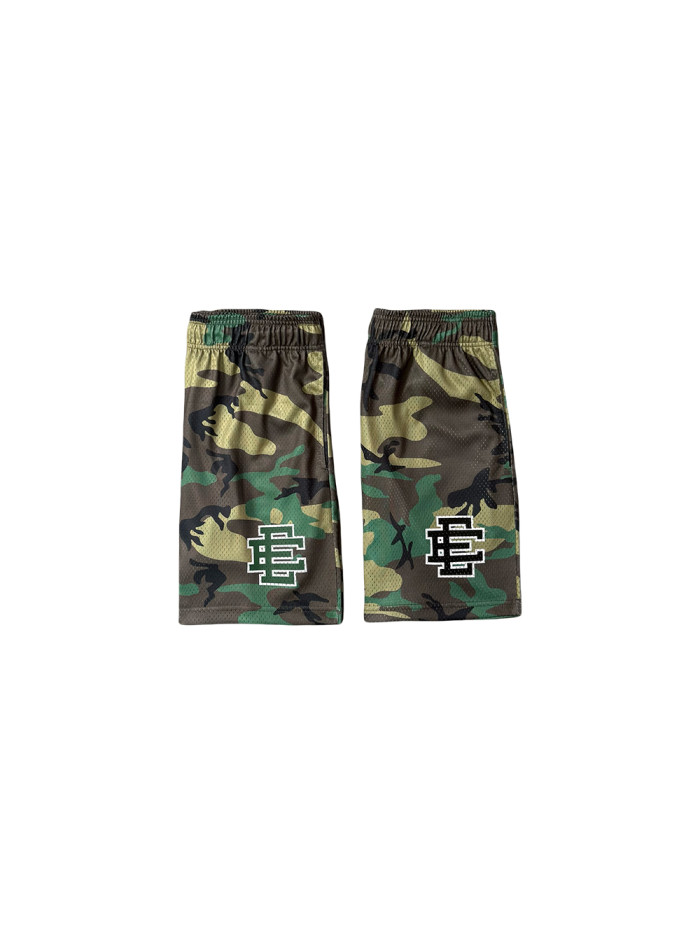 1:1 quality version 28285823 Army Green Camouflage Print Shorts 2 colors