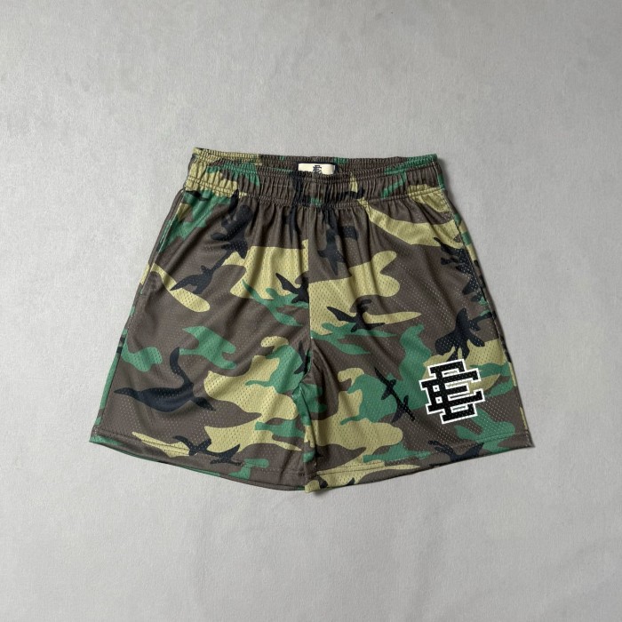 1:1 quality version 28285823 Army Green Camouflage Print Shorts 2 colors