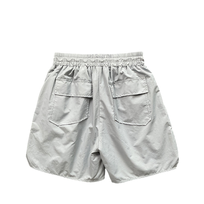 28285838 Zipper Pocket Logo Print Quick Dry Shorts 3 colors