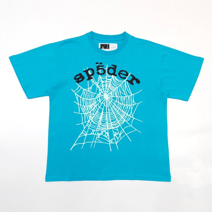 1:1 quality version 28285878 Sp5 Alphabet Spiderweb Print Tee 2 colors