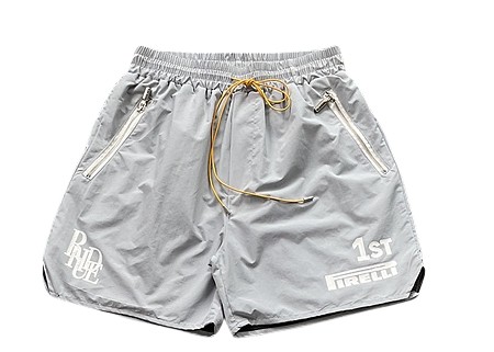 28285838 Zipper Pocket Logo Print Quick Dry Shorts 3 colors