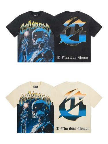 28294911 Robot Rays Printed Washed Version Tee 2 colors