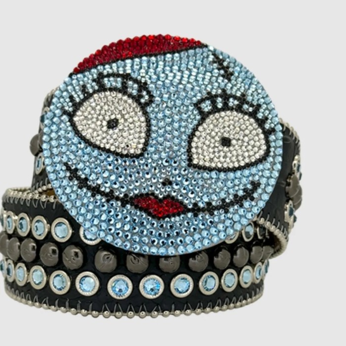 1:1 quality version 28295040 Punk rhinestone hip-hop Belt 5 colors