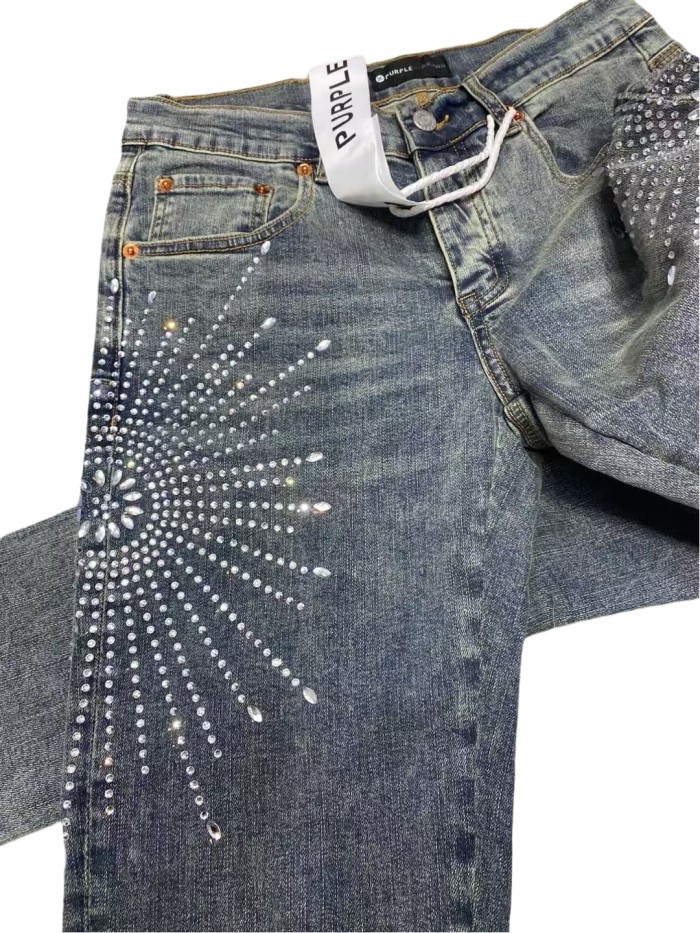 1:1 quality version 28296499 Water diamond fireworks Jeans