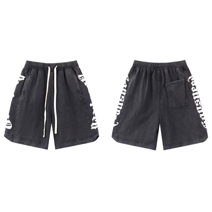 [50% Off]Godspeed Classic Two Side Letter Print Washed Version Shorts 3 colors 28296398
