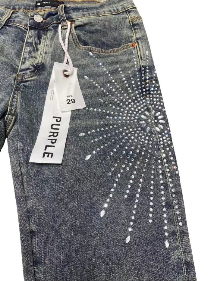 1:1 quality version 28296499 Water diamond fireworks Jeans