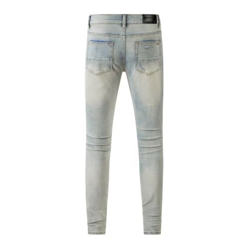 1:1 quality version 28302997 White Patched Jeans