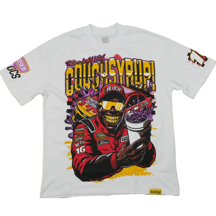 28302981 Racing Spray Paint Portrait Print Tee 2 colors