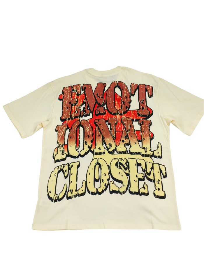 28285873 UFO Desert Skull Print Tee