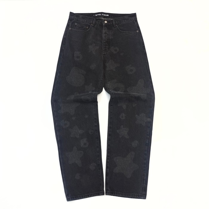 [Big & Tall for weights up to 220 lbs]1:1 quality version 28195415 Dark Logo Jeans 2 colors